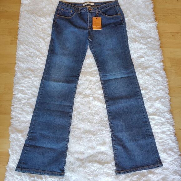Cest toi Boot Cut Jeans Size 15 NWT Flare - Picture 1 of 5